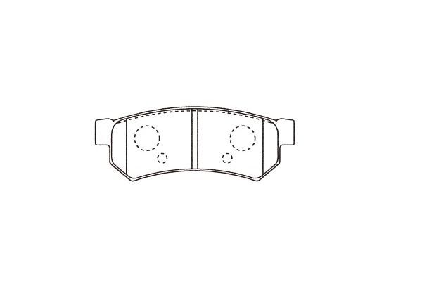 KAVO PARTS Комплект тормозных колодок, дисковый тормоз BP-1019